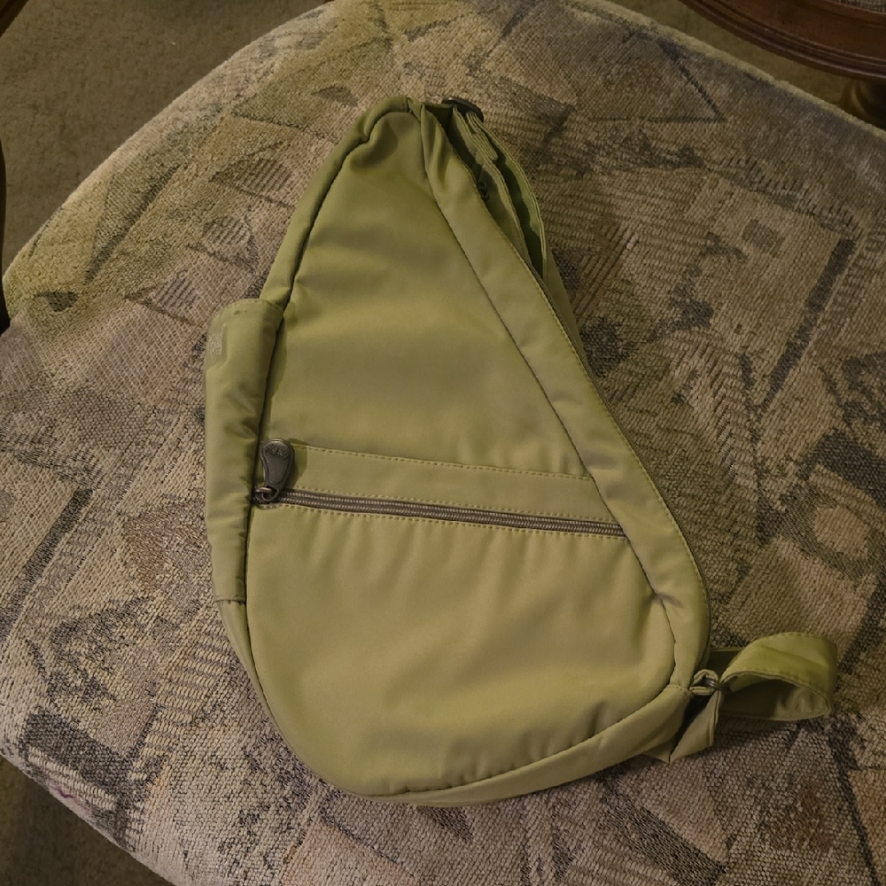 Ameribag Bright Green Sling Backpack